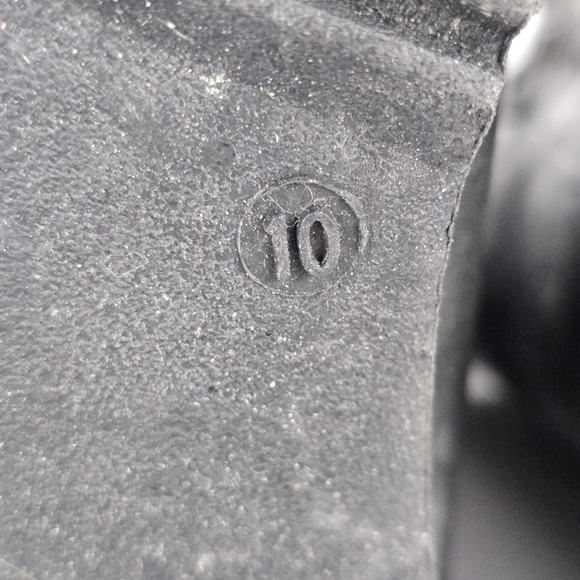 Seven 7 Women's Silver Metallic Lace-Up Mr. Zipper Combat Zip Boots, Size: 10 - Picture 13 of 13